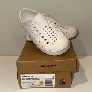 Native Kids Jefferson Sneakers - Classic White